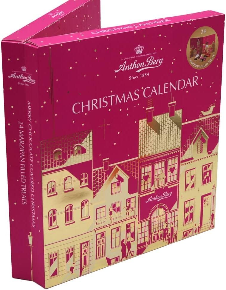 Anthon Berg Assorted Marzipan Christmas Advent Calendar Flowers Box