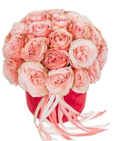 Amazing Kahala Peach Roses Box