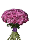 Amazing Purple Paars Chrysanthemum Bouquet