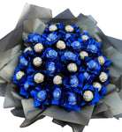 Blue and Black Wrapped Luxe Box Of Chocolate