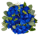 Blue Roses with Populus Bouquet