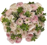 Blush Pink Ranunculus with Greenery Bouquet