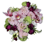 Bouquet of Pink Ranunculus and Orchids