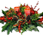 Bright Orange Holiday Ceneterpiece