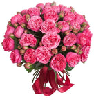 Cerise Piano Peony Spray Rose Bouquet