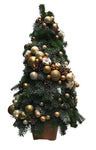 Charming Xmas Tree Arrangement : Gold Boubles Splendor