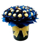 Chocolates Box in Royal Blue Wrapped