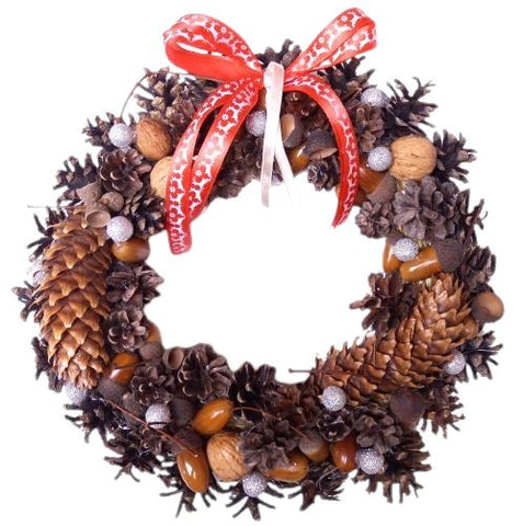 Christmas Cones Wreath