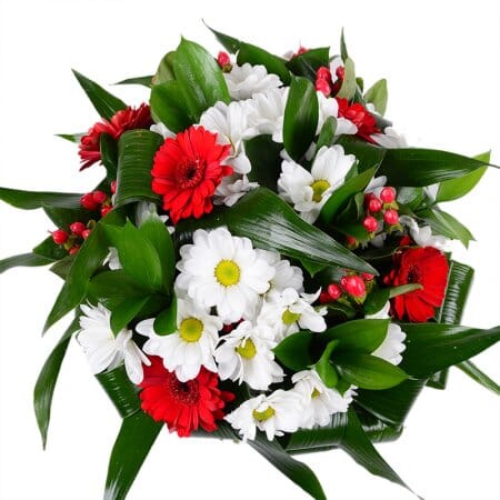 Chrysanthemum and Daisy Gerbera Bouquet