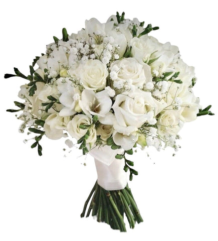 Classic White Bridal Bouquet