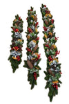 Decorated Garlands Set with Dried Orange and Ilex Berry