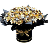 Gold and Black Wraped Luxury Chocolates in a Box