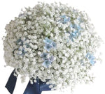 Gypsophila and Blue Oxypetalum Bouquet