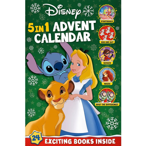 Igloobooks Disney 5-in-1 Advent Calendar