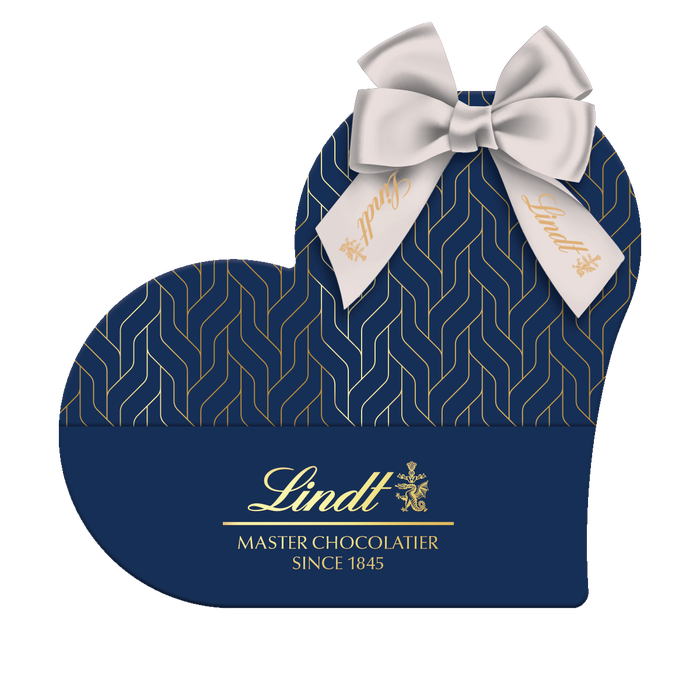 Indulge in Romance: Lindt Heart Box with 100g of Milk Lindor Chocolate ...