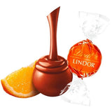 Lindt Lindor Milk Bold Orange Chocolate Truffles