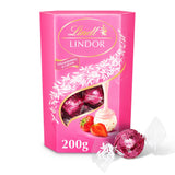 Lindt Lindor Strawberry And Cream Truffles