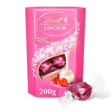 Lindt Lindor Strwberries & Cream Truffles 200g