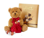 Lovely Teddy Bear with Lindt Chocolate Gift Set