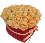 Luxury Avalanche Peach Roses Box