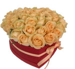 Luxury Avalanche Peach Roses Box