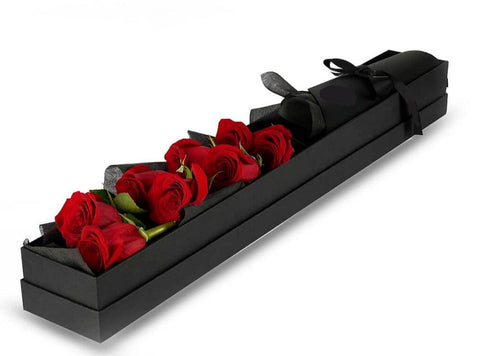 Luxury Box of Six Roses