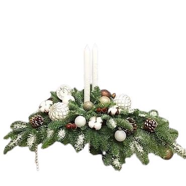 Luxury Pearl Christmas Centerpiece