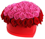 Luxury Red and Pink Roses Box