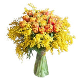 Mimosa and Tulips Bouquet