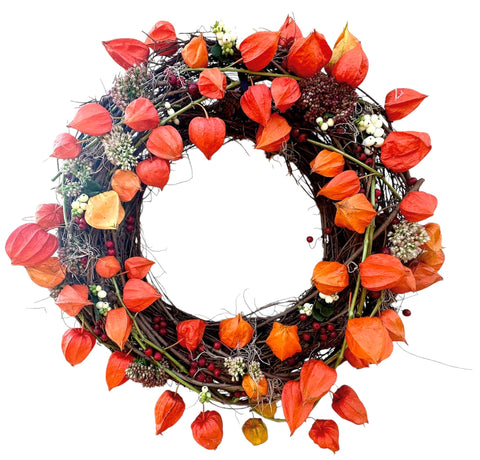 Natural Autumn Door Wreath