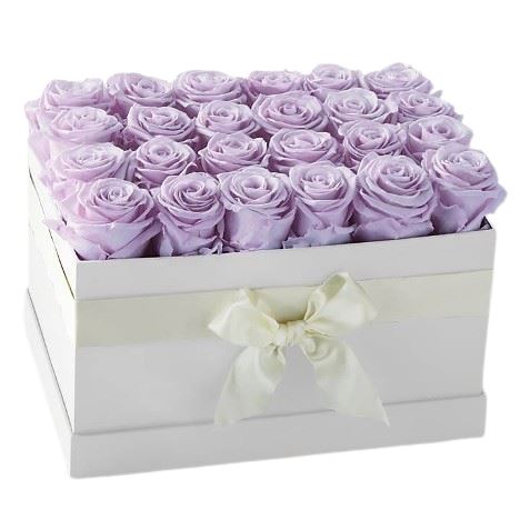 Ocean Song Lavender Roses Box