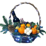 Orange and Wine Festive Basket