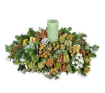 Pastel Green Chrismas Centerpiece