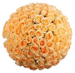 Peach Avalanche Roses Bouquet