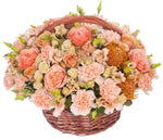 Peach Exotic Basket