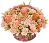 Peach Exotic Basket