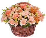 Peach Exotic Basket