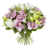 Pink and Green Cymbidium Orchids Bouquet