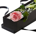 Pink Single Rose Luxury Box