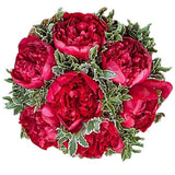 Premium Red Peonies Bouquet