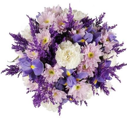 Purple Whisper Blooms Bouquet