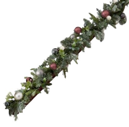 Rafined Garland with Baubles