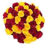 Red and Yellow Roses Bouquet