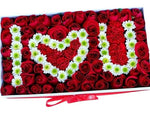 Romantic I Love You Flowers Box