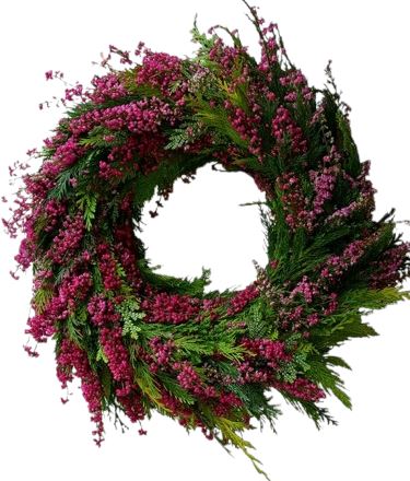 Rosy Woodland Autumn Wreath