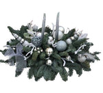 Silver Christmas Centerpiece