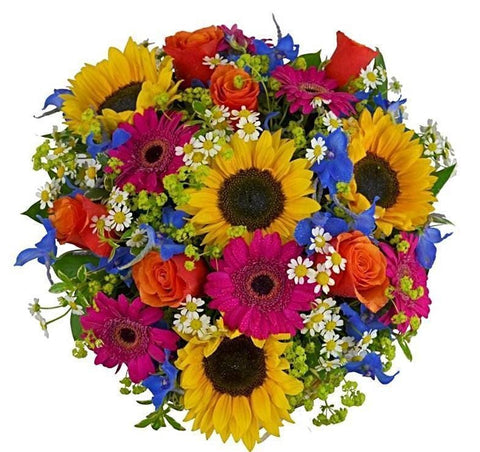 Spectacular Garden Bouquet with Sunflowers