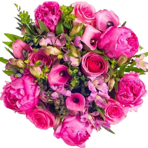 Stunning Deep Pink Blooms Bouquet