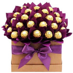 Sweet Box of Chocolate in Plum Wrapper