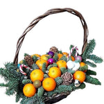 Tangerine Christmas Basket